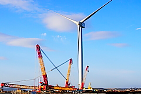 世界最大７MW風車（NEDO、三菱重工）